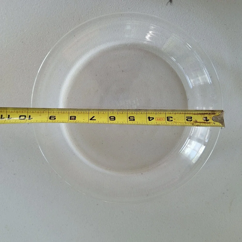 Pyrex 209 Clear Glass Pie Plate 9 Inch Round Baking Dish Made in USA